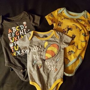 Dr. Seuss Onies 3 PACK